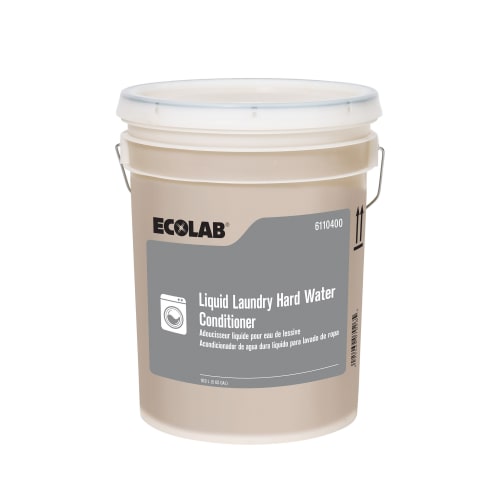 Ecolab® Liquid Laundry Hard Water Conditioner, 5 Gallon, #6110400